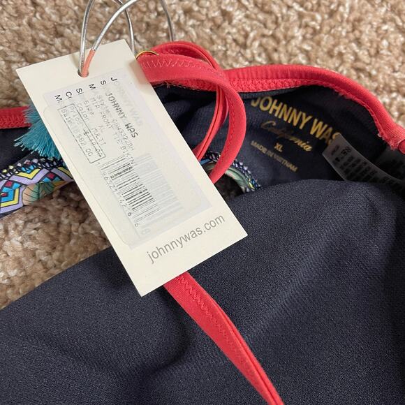 JOHNNY WAS MIA 2-PIECE‎ SWIMSUIT SIZE XL NWT - Picture 6 of 8